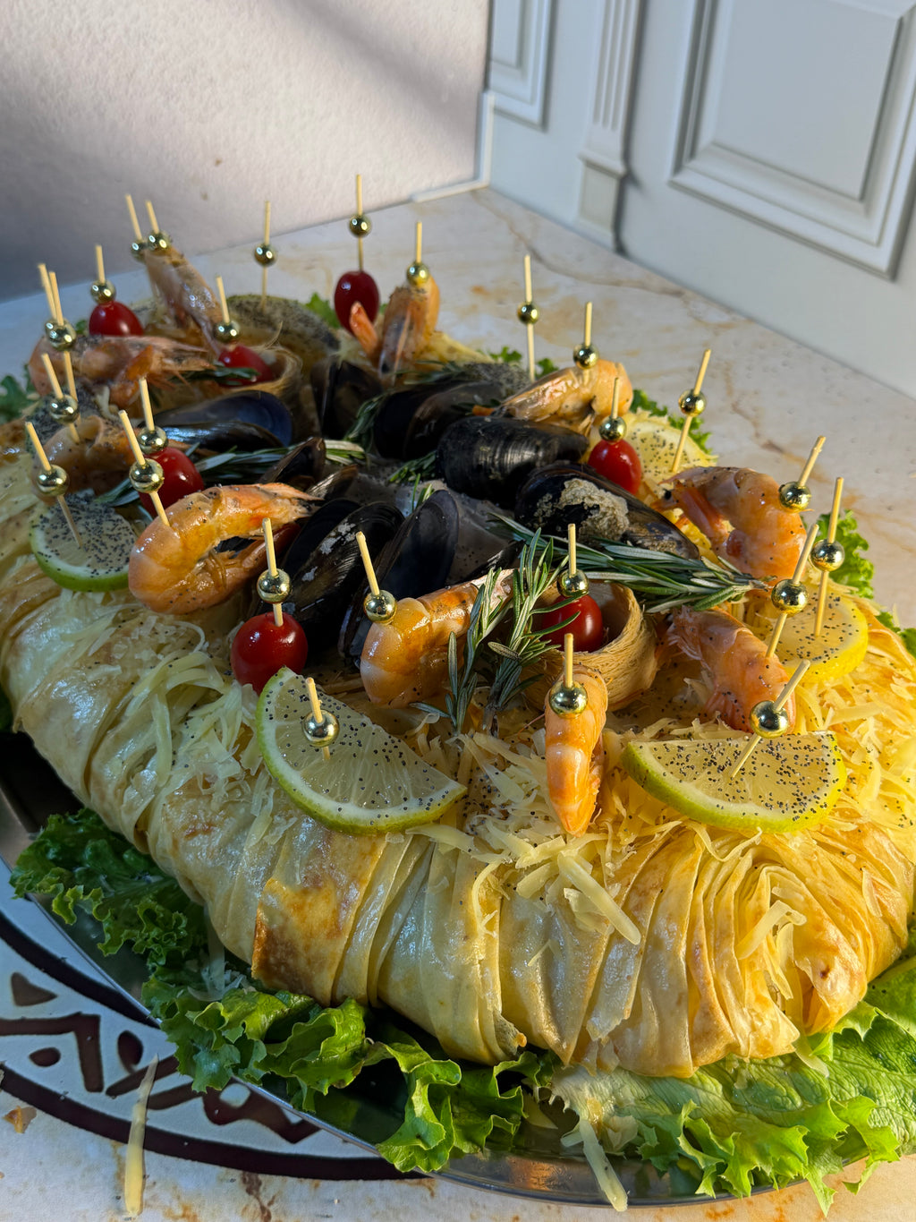 Pastilla  ovale fruit de mer