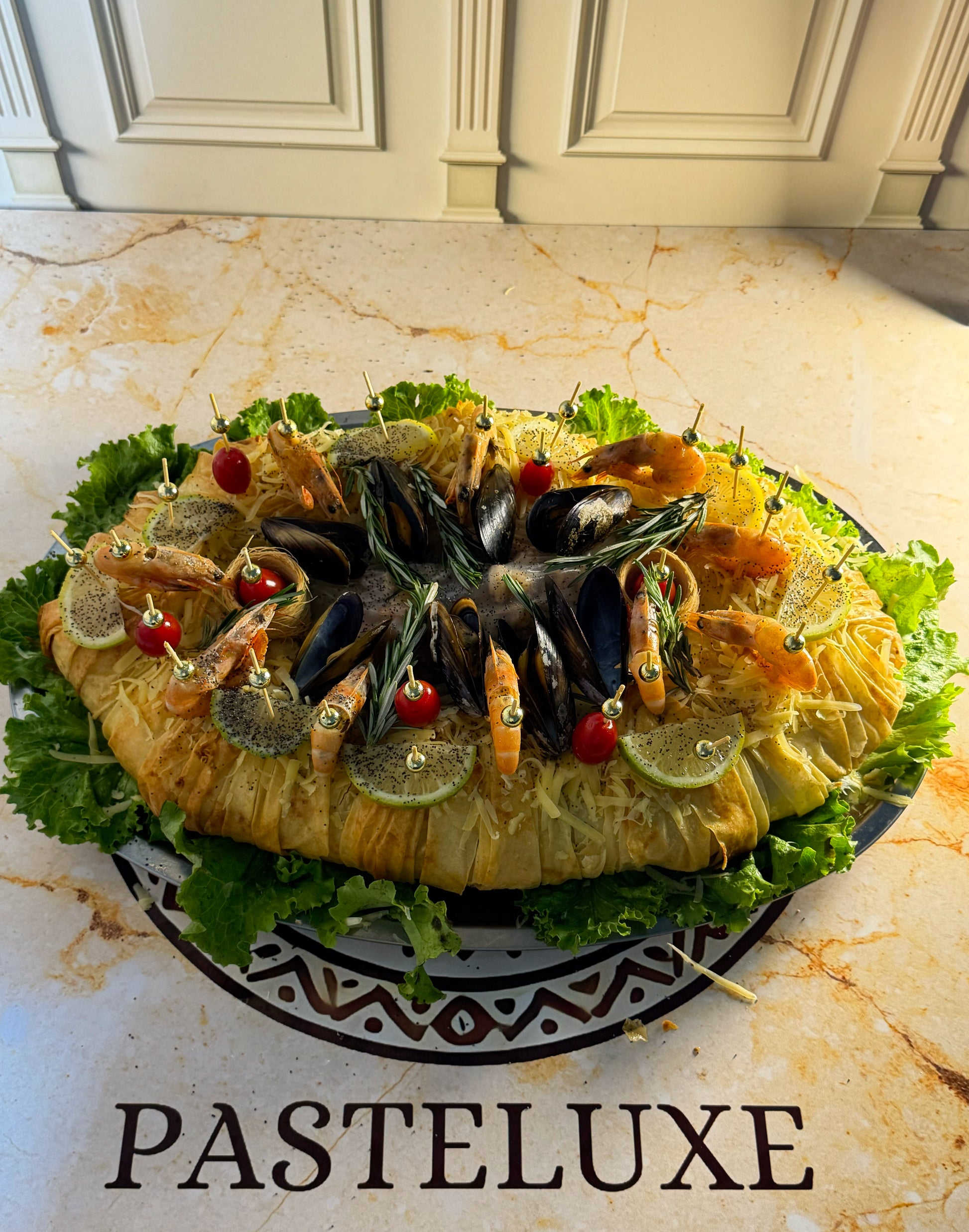 Pastilla  ovale fruit de mer