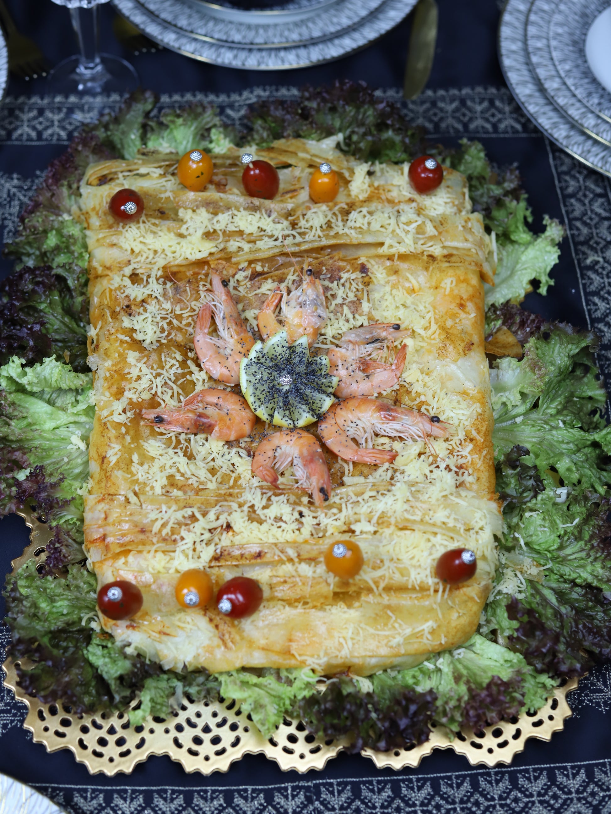 Pastilla Fruits de Mer – Rectangulaire (36 cm