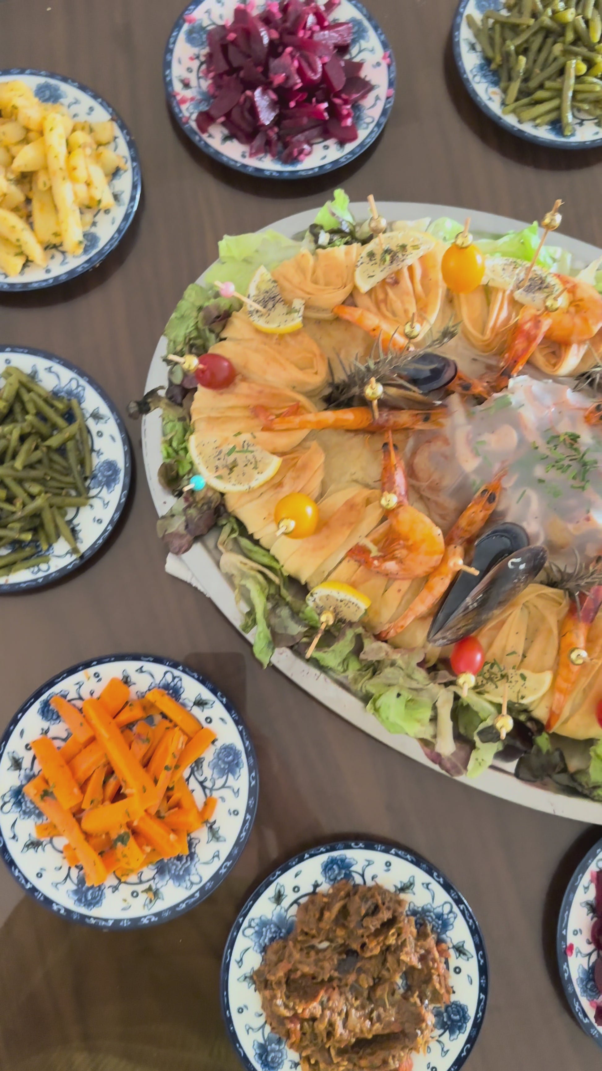 Pastilla  ovale fruit de mer